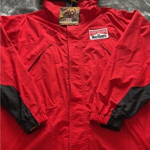 Marlboro Red and Black Adventure Team Jacket with Tag